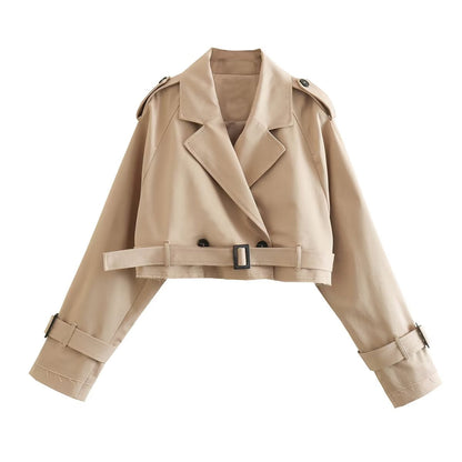 Vero™ - Cropped Trench Coat