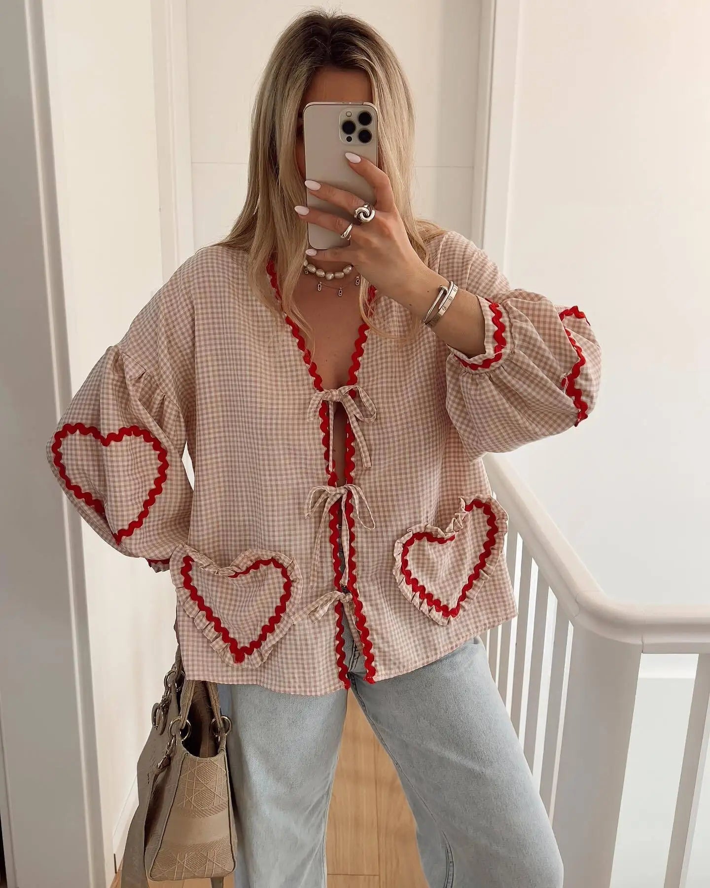 Cute Heart Blouse